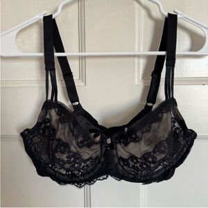 Wacoal Captivation black lace 855184 bra size 36C